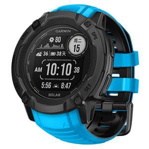 Garmin Instinct 2X 솔라 밴드 팔찌 Smartwatch Watchband 용 멀티 컬러 실리콘 시계 스트랩 손목 밴드 액