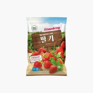 [소비기한임박: 2026-02-28] [호재준] 냉동딸기 1kg x 1팩