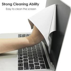 MacBook Pro 13/15/16 인치 극세사 방진 노트북 화면 청소 천 보호 팜 키보드 담요 커버