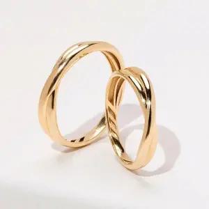 [로이드](센텀시티점)[SET] 런던노트 18K 골드 커플링 세트 LRM25001G LRW25001G