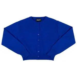 본슬리피 Soft Round Neck Knit Cardigan (Blue) SRC-05