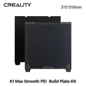 CREALITY Original K1 Max 3D 프린터 부드러운 PEI 빌드 플레이트 키트 315*310mm 우수한 접착 고강도 및
