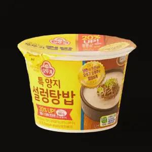 오뚜기 컵밥 특양지 설렁탕밥 320.5g 2개 밀키트 야식 간편식
