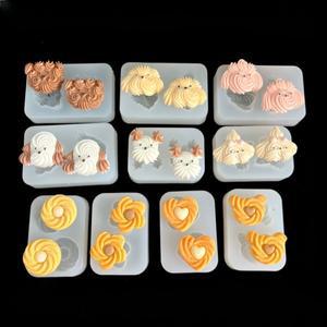 작은 코 모양 실리콘 베이킹 몰드 강아지 비스킷 귀여운 만화 디자인 주방 요리 도구 DIY 용품