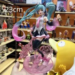 애니메이션 피규어 가상 가수 하츠네 미쿠 만화 조각상 PVC 액션 14 ~ 25cm