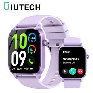 IUTECH 남녀공용 스마트 통화 손목 블루투스 Y7 85 시계 인치 스마트워치 워치 lojes 다이빙 건강