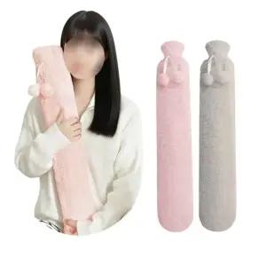 고품질 대용량 토끼털 보온물주머니 2500ml 79cm 캠핑핫팩 찜질팩 (WFK60LP)