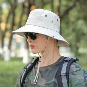 [골드스마일]남자 등산용 버킷햇 낚시 햇빛 그늘막 벙거지 끈모자