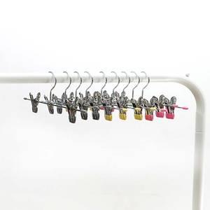 화이트래빗 PVC 논슬립 집게 바지걸이 20p