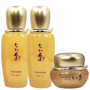 수려한 3종 세트 화윤 스킨80ml+에멀전80ml+크림25ml 단품