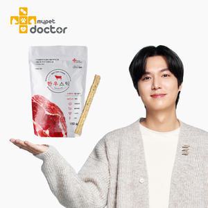 [마이펫닥터] 한우 스틱 강아지 간식 강아지껌 육포 수제 애견 소고기, 100g, 1ea