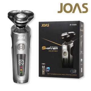 조아스 무빙3헤드 전기면도기 LCD상태표시 전동 방수 면도기 JR-5500V