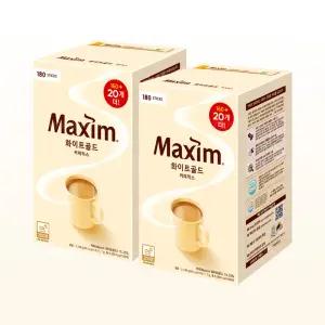 맥심 화이트골드 커피믹스 180T(160T+20T) x 2개/총360T
