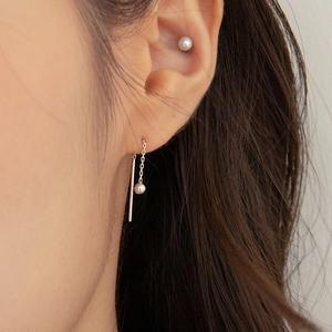 [프리모떼]PRE327 [SILVER925] DOT DROP EARRING