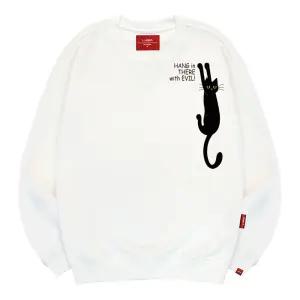 엘라모 3M 검은고양이 맨투맨 남녀공용 빅사이즈 S~4XL