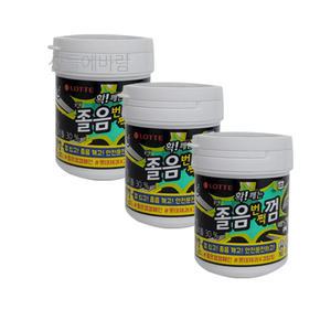 롯데 졸음번쩍껌 87g X 3통 자일리톨껌 졸음방지껌 졸음껌