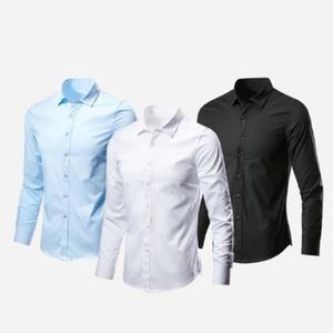남자 정장 구김적은 와이셔츠 3color 긴팔 남방 화이트셔츠 근무복
