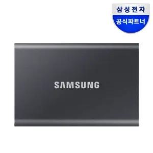 삼성전자 삼성 포터블 외장 SSD T7 4TB 타이탄그레이 MU-PC4T0T/WW+파우치