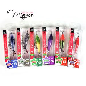 미뇽 야광 수평에기 UV GLOW 쭈꾸미 갑오징어 문어 루어낚시