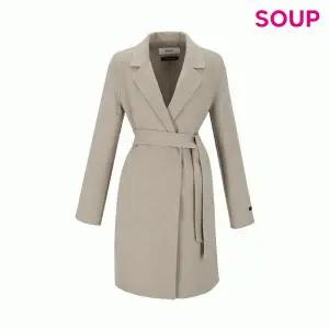 SOUP 로브 캐시미어 더블 코트 SAAHC90