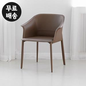 [벤티스가구]웨더 가죽 의자 식탁 체어 모던 디자인 편안한 예쁜 주방 CHAIR 카페 고급(샌드)