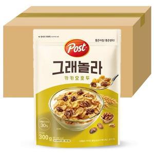 동서 포스트 그래놀라 카카오호두 300gX10개(1박스)