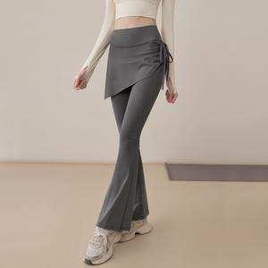 언밸런스 스커트핏 부츠컷 레깅스 팬츠
