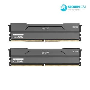 [서린공식] ESSENCORE KLEVV DDR5-6000 CL30 BOLT V AMD 패키지 서린 (32GB(16Gx2))
