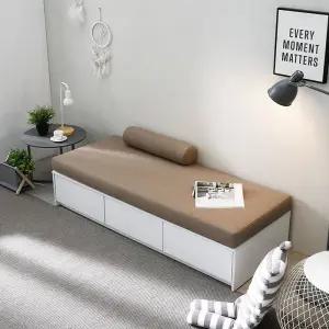 COZET 패브릭 3인 서랍형 벤치 수납 소파 4colors