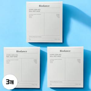 바이오던스 하이드로 세라놀 딥 마스크 블루 3개 (12매)