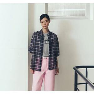 [갤러리아] LAP 체크 시스루 셔츠 AR2WB464