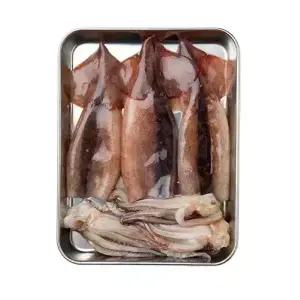 [내일도착] 쫄깃하고 맛있는 깔끔 손질오징어 500g 5마리, 2팩