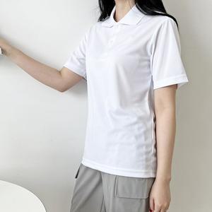 여성 여름 카라반팔티 PK 흰 반팔 티셔츠