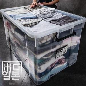 200L 300L 리빙 박스 젓갈통 투명 이불