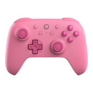 스위치/스위치 2용 8BitDo 얼티밋 2C 블루투스 컨트롤러, 6축 모션 컨트롤이 있는 무선 럼블 진동, 정제된 D패드 및 범퍼, 홀 효과 조이스틱(핑크)