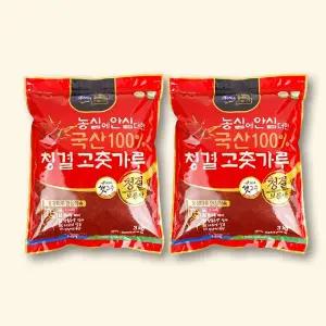 영월농협 동강마루 청결 고춧가루 3kg 보통맛 x 2팩 / 국산 햇고추 100%