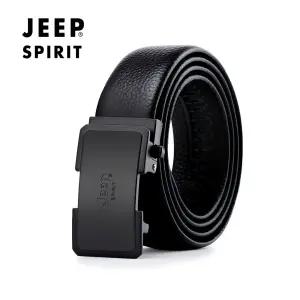 JEEP SPIRIT 남성 소가죽 정장 벨트 BT0413 블랙