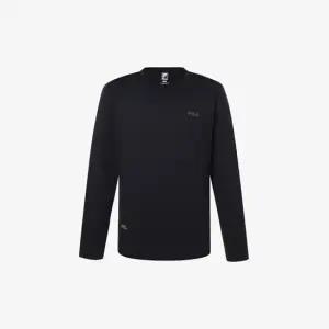 휠라긴팔티 TQJ FS2RLG3201U-BLK 베이직 스몰로고 긴팔티()