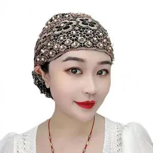 MNO 신상 여자 헤어밴드 머리띠 두건 데일리 넓은 레이스