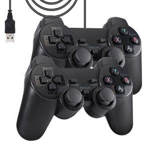 PS3 게임패드용 유선 컨트롤러 듀얼 진동 쇼크  플레이스테이션 3 조이패드 조이스틱 USB PC 게임 콘솔