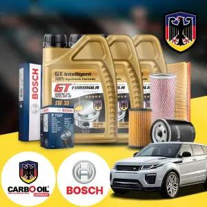 레인지로버 이보크 2.0d 디젤 카보 GT 프리미엄 5W30 C2 C3 엔진오일필터세트 7Liter