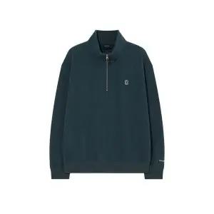 커버낫 COVERNAT 스몰 C 로고 코듀로이 하프집업 Teal Blue CO2503CR14TB 362379