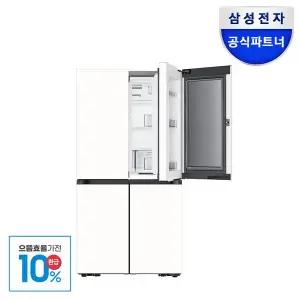 [삼성]비스포크 AI 냉장고 4도어 902리터 푸드쇼케이스 1등급 RM70F90M1ZD 에센셜화이트 2025년 신제품