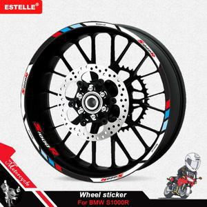 바이크 오토바이 휠 스티커 스트라이프  림 BMW 호환 s1000 r S R용 고 12개 신