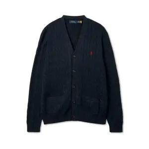 매장정품 폴로 POLO RALPH LAUREN 10% 적립금케이블 니트 코튼 가디건 - 블루 MNPOSWE16821365-400 132314