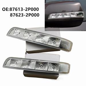 KIA Sorento XM 2009 2010 2011 2012 2013 2014 자동차 백미러 사이드 회전 신호 4 LED 표시 등 리피터 스