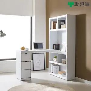 파란들가구 50T 1200 서랍통 책장책상세트 학생책상세트