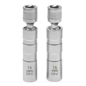 14mm/16mm 점화 플러그 렌치 세트 - 쉽게 제거할 수 있는 유연한 자석 소켓