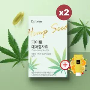 닥터린 파이토 대마종자유 불포화지방산 오메가3 국산유기농 냉압착 2박스
