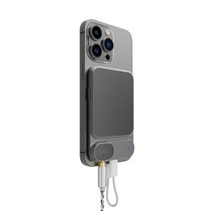 카다스 티 휴대용 헤드폰 , DAC 마그네틱 블루투스 5.0 하이파이 고해상도 USB 32bit/384KHz, 1160mAh 배터리 ES ES9281AC 프로 퀄컴 QCC5125 LDAC/aptX HD, PCM, DSD, MQA(그레이)